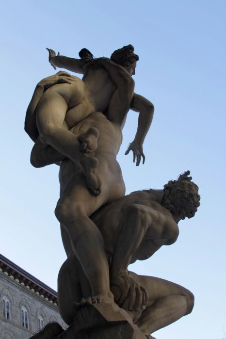 114. Piazza della Signoria - Rape of the Sabine Women